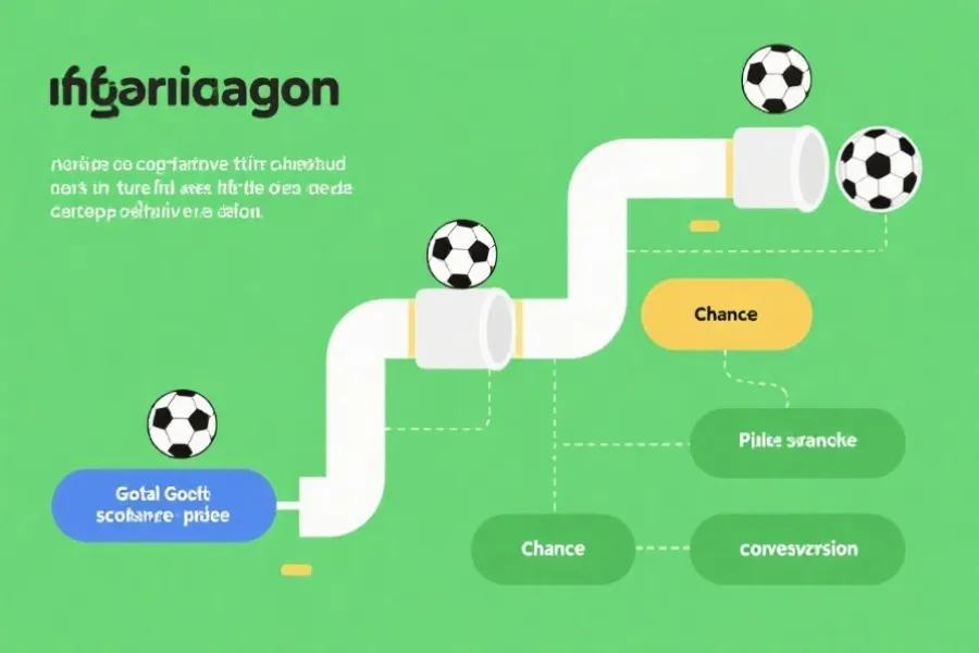 进球路径：机会-角色-转化的流程示意